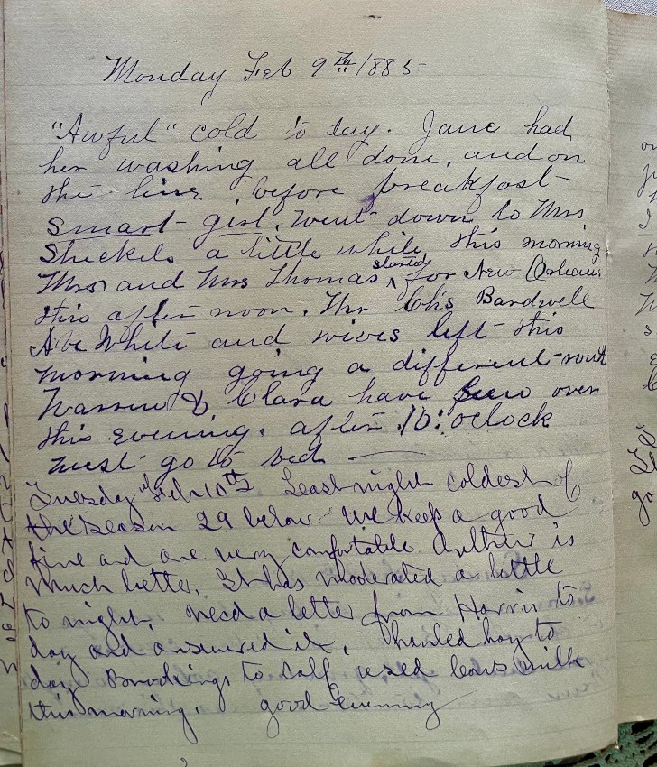 diary - feb-1885