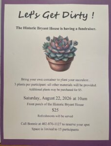 2026 fundraiser flyer 